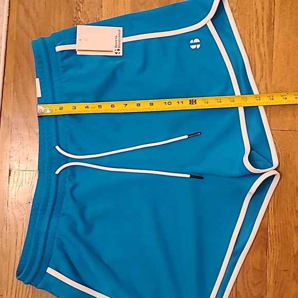 SPORTS ILLUSTRATED WOMEN'S PLUS SIZE BLUE SHORTS ELASTIC WAISTBAND SIZE XXL - Picture 9 of 10